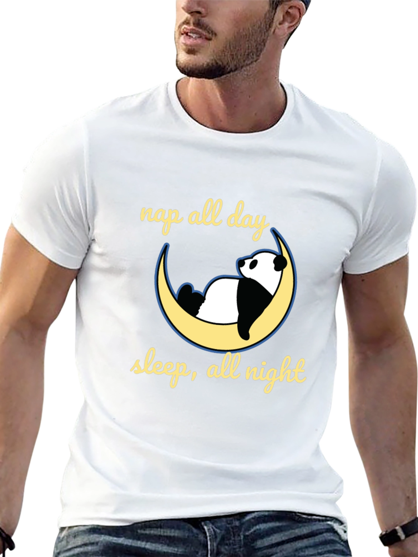 Nap All Day Panda T-Shirt