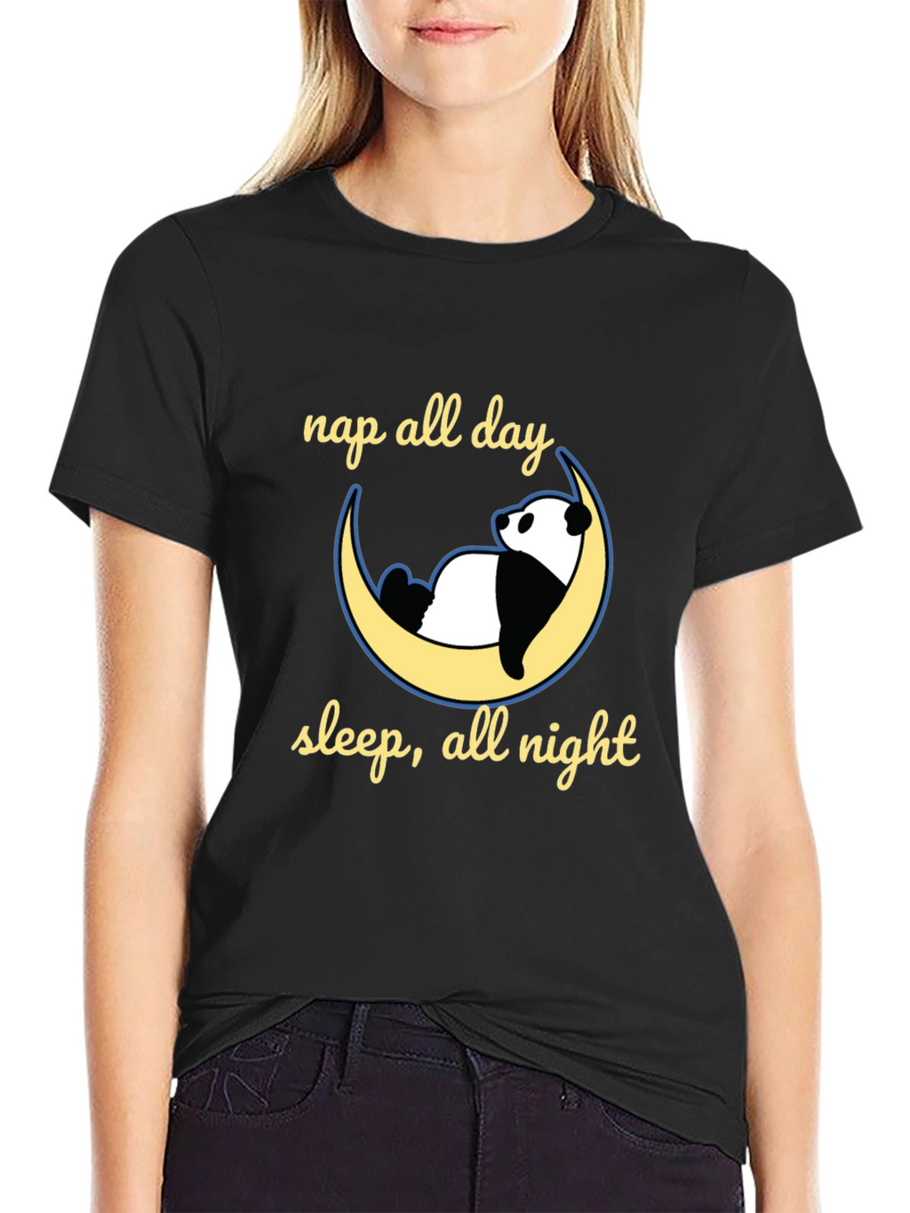 Nap All Day Panda T-Shirt