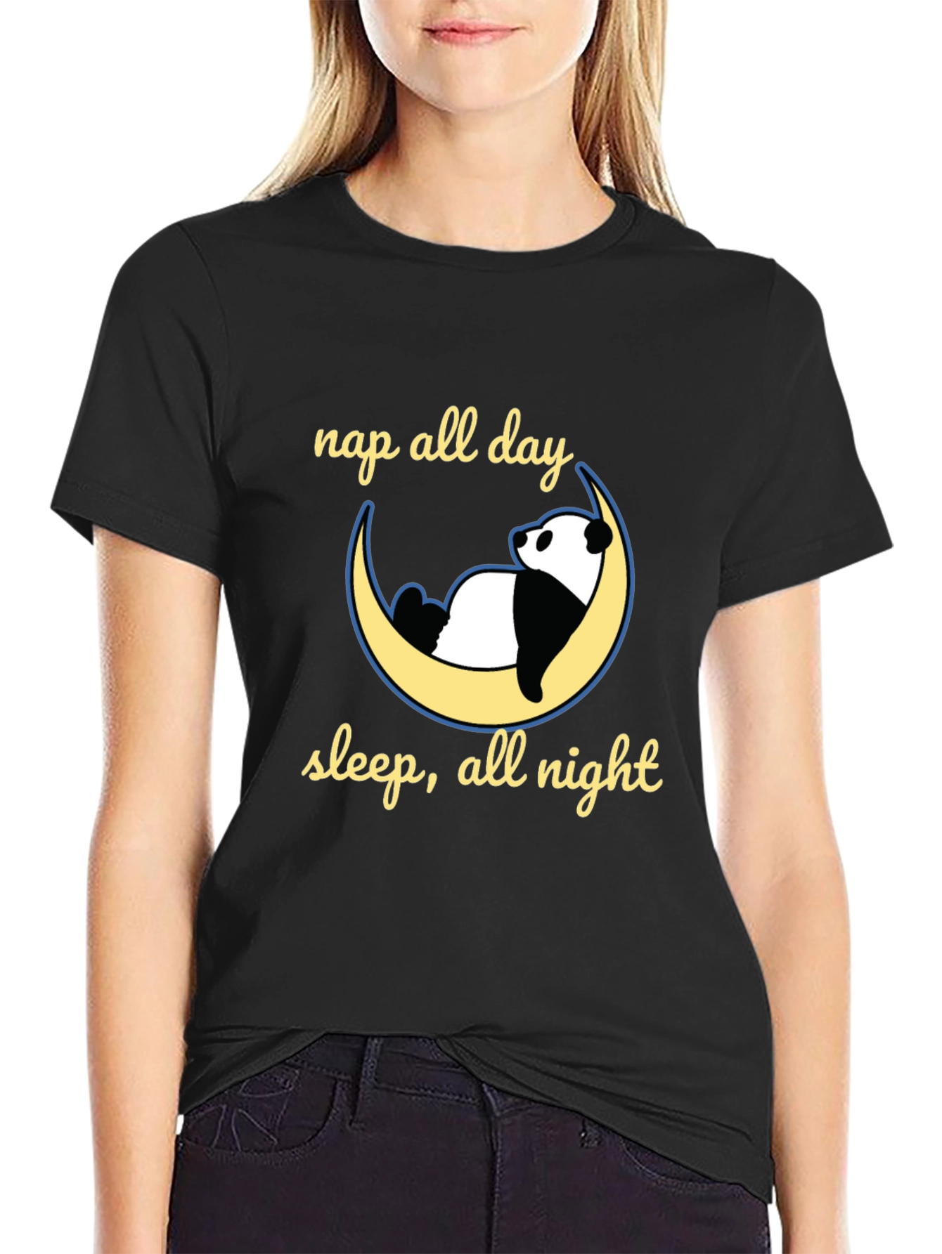 Nap All Day Panda T-Shirt