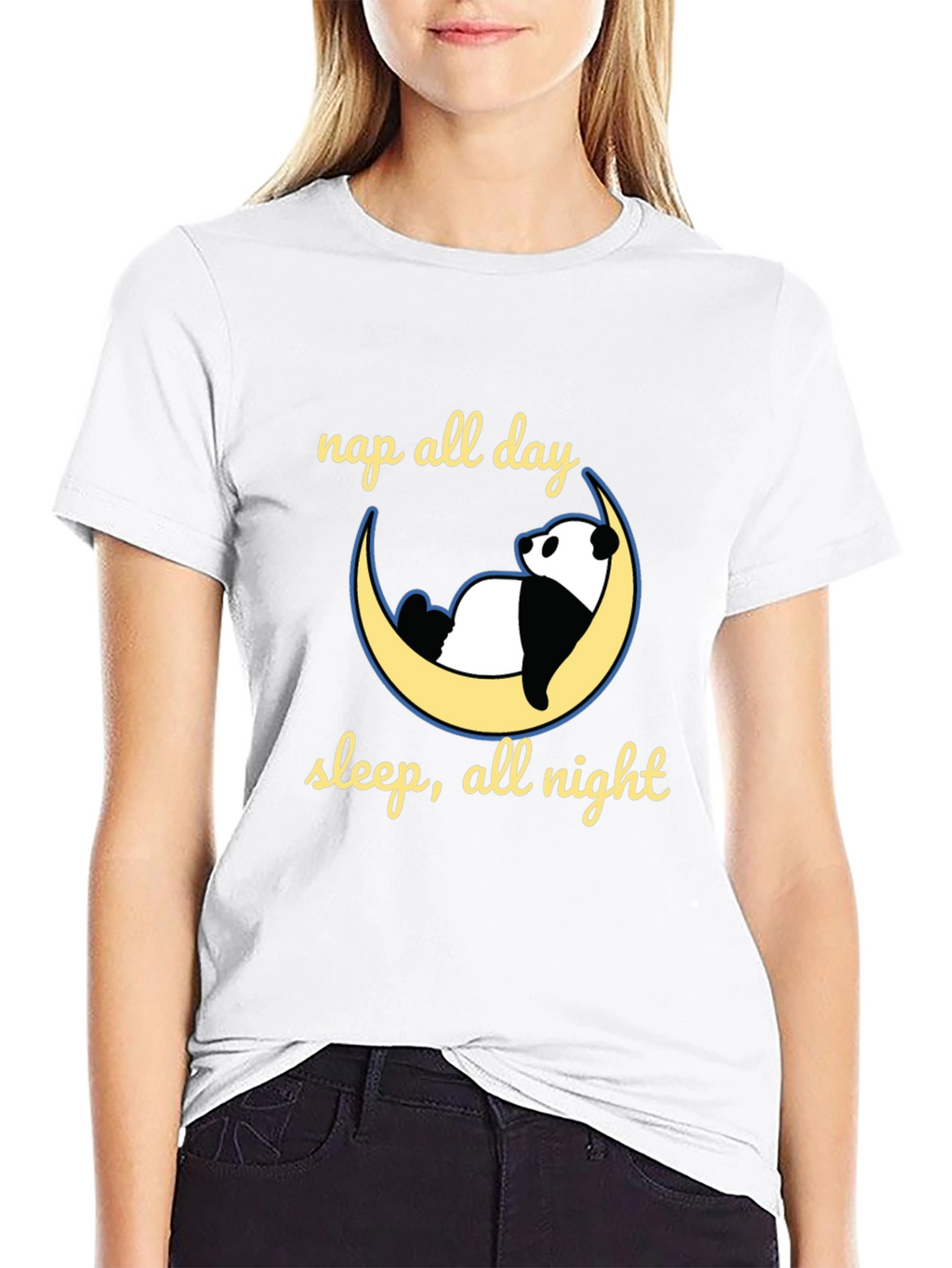 Nap All Day Panda T-Shirt