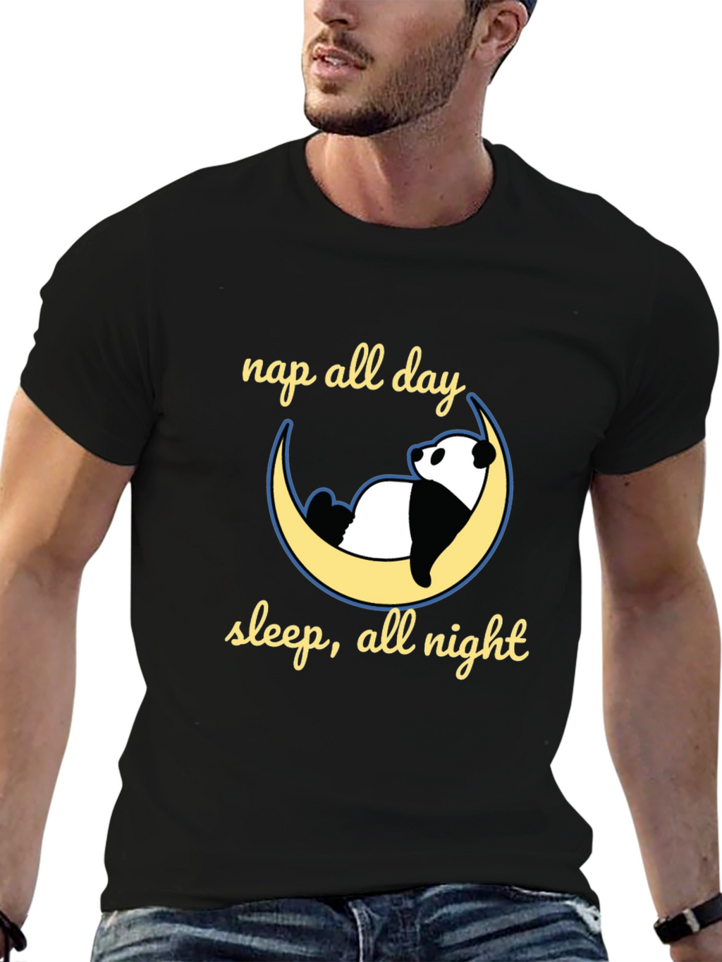 Nap All Day Panda T-Shirt