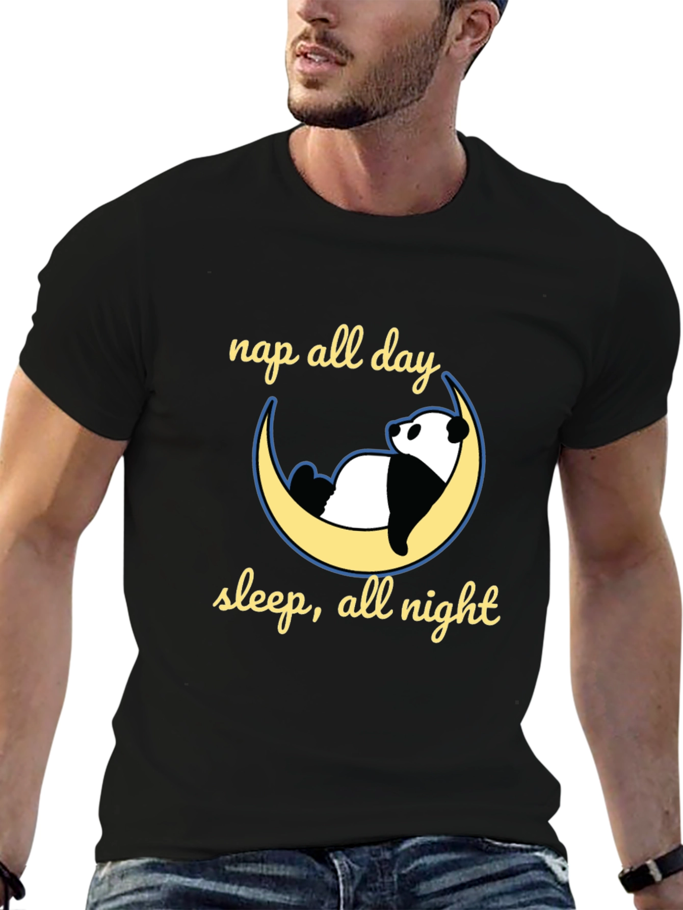 Nap All Day Panda T-Shirt