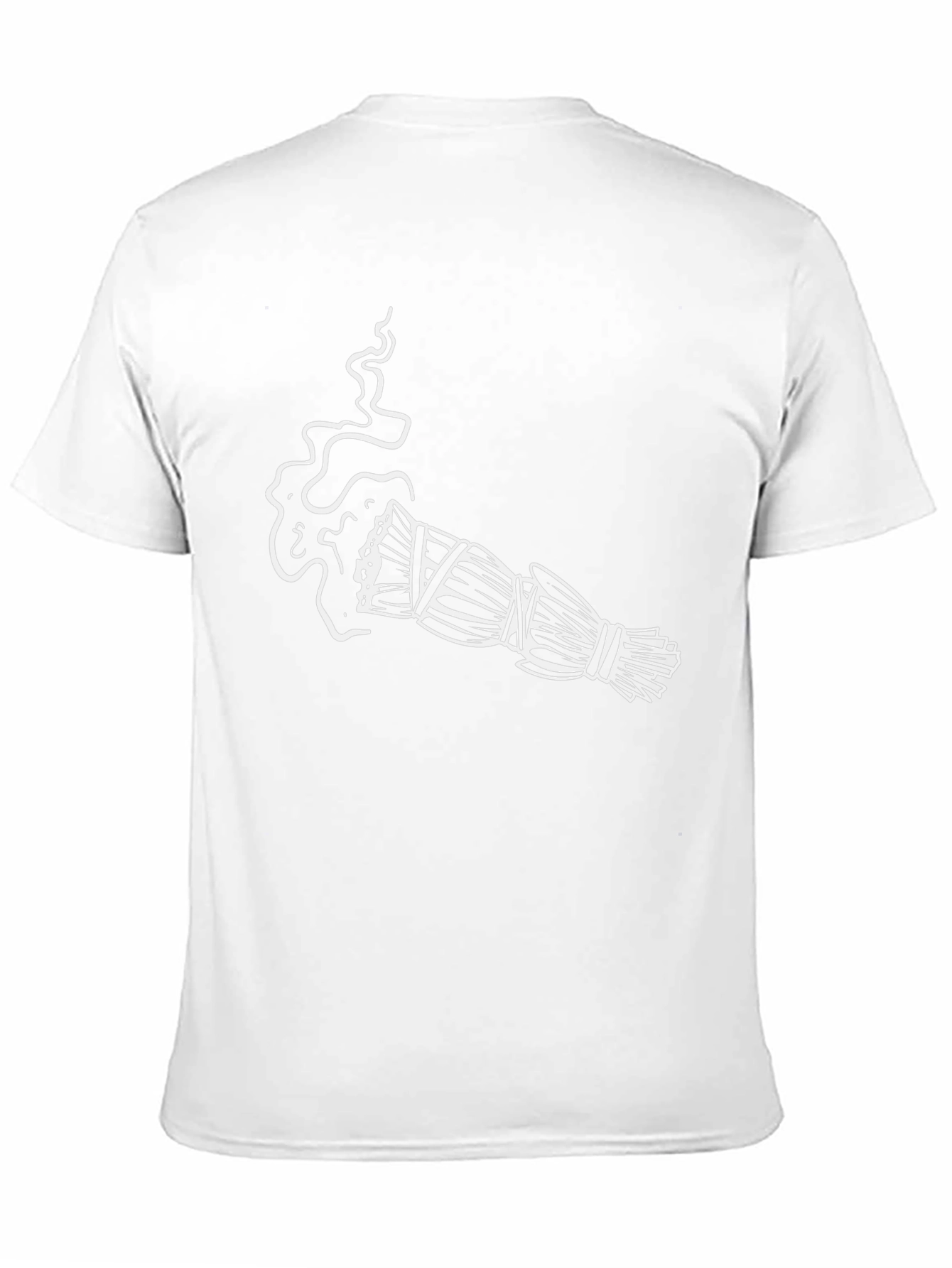 Sage Smudge Stick Graphic Tee - Black Cotton T-Shirt