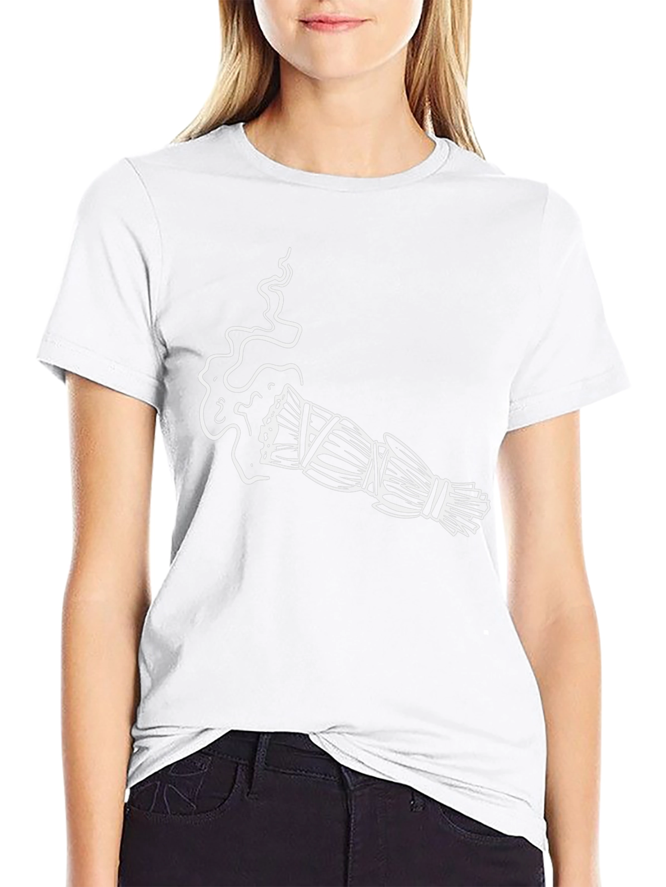 Sage Smudge Stick Graphic Tee - Black Cotton T-Shirt