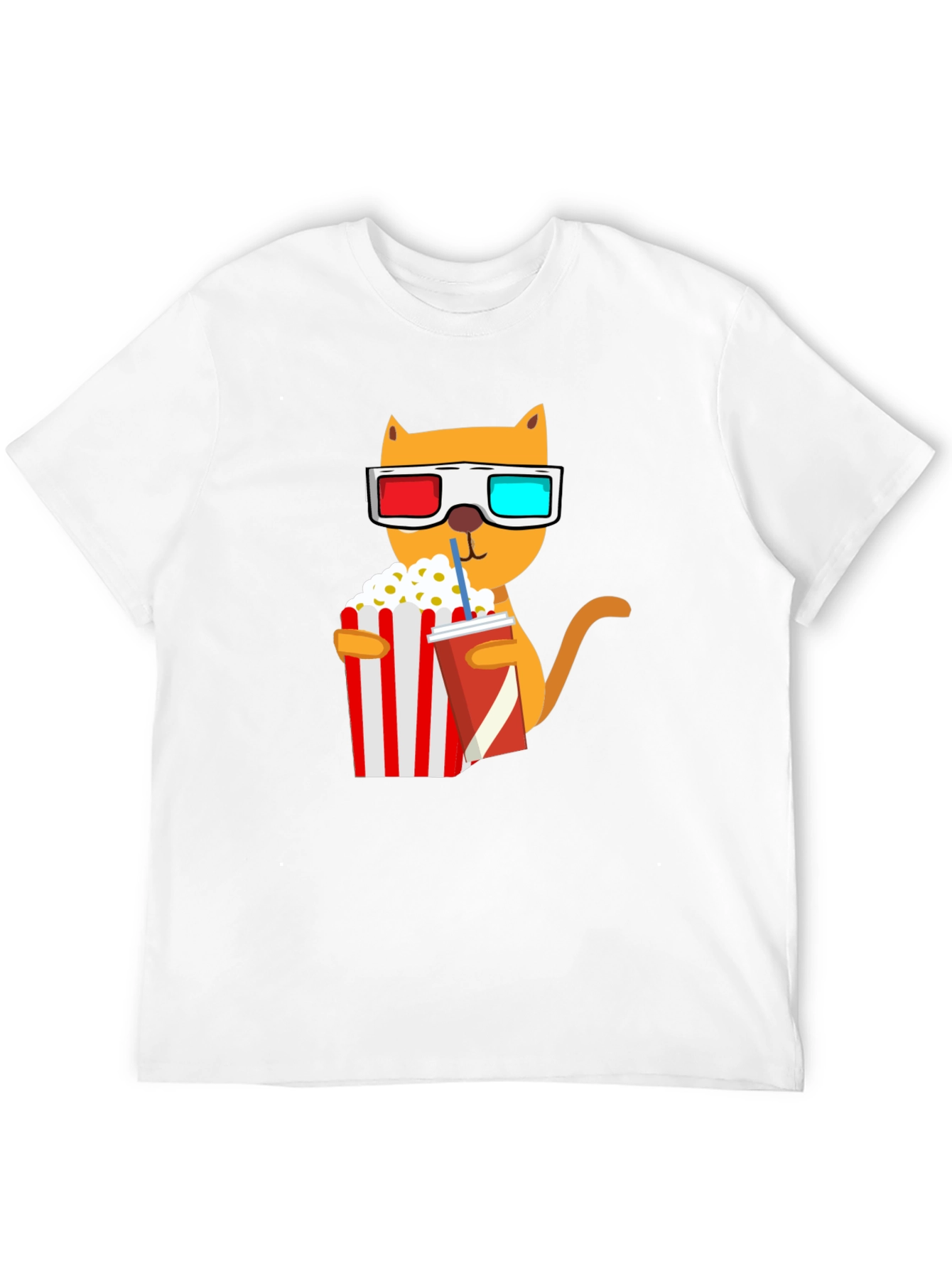 Movie Cat Graphic Tee