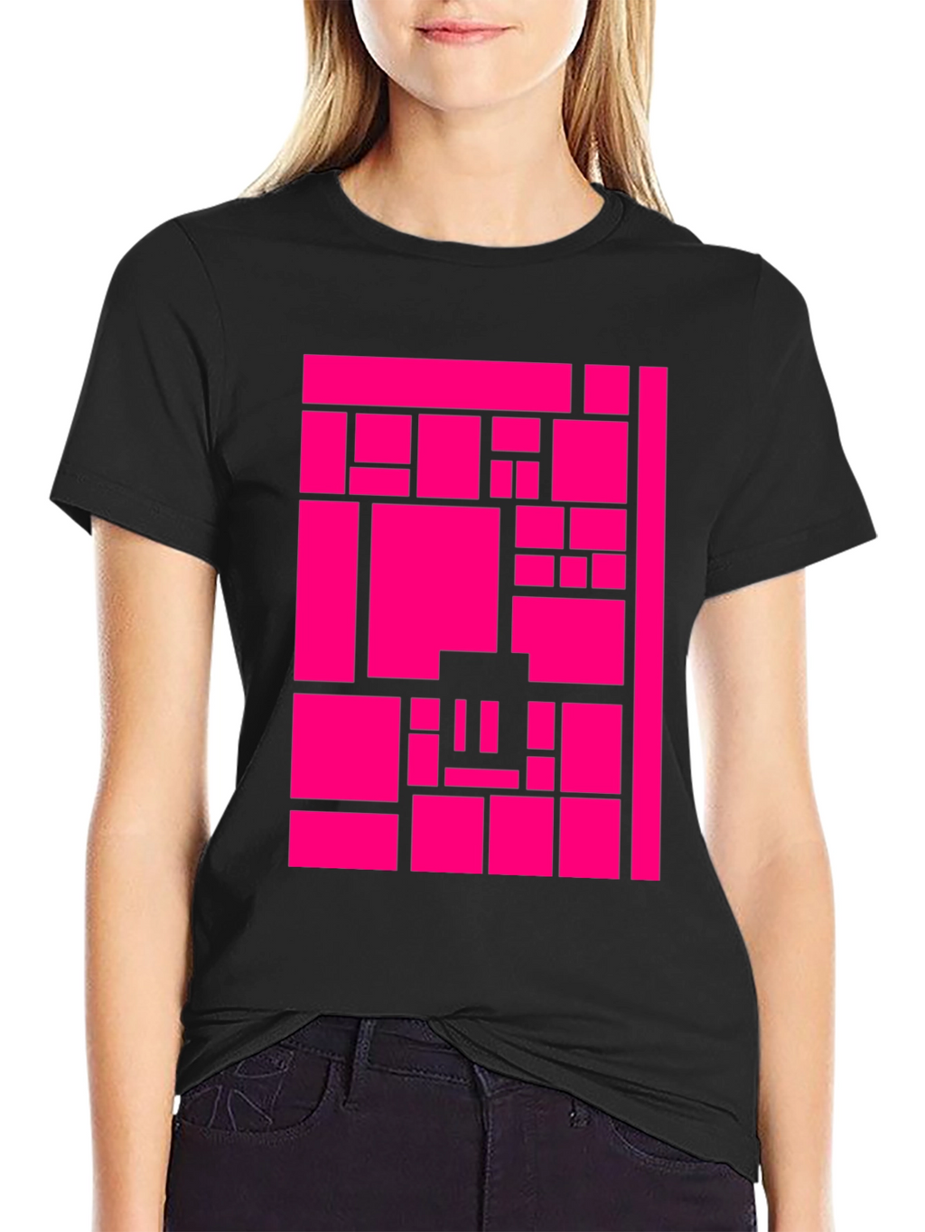 Abstract Geometric T-Shirt - Modern Graphic Tee