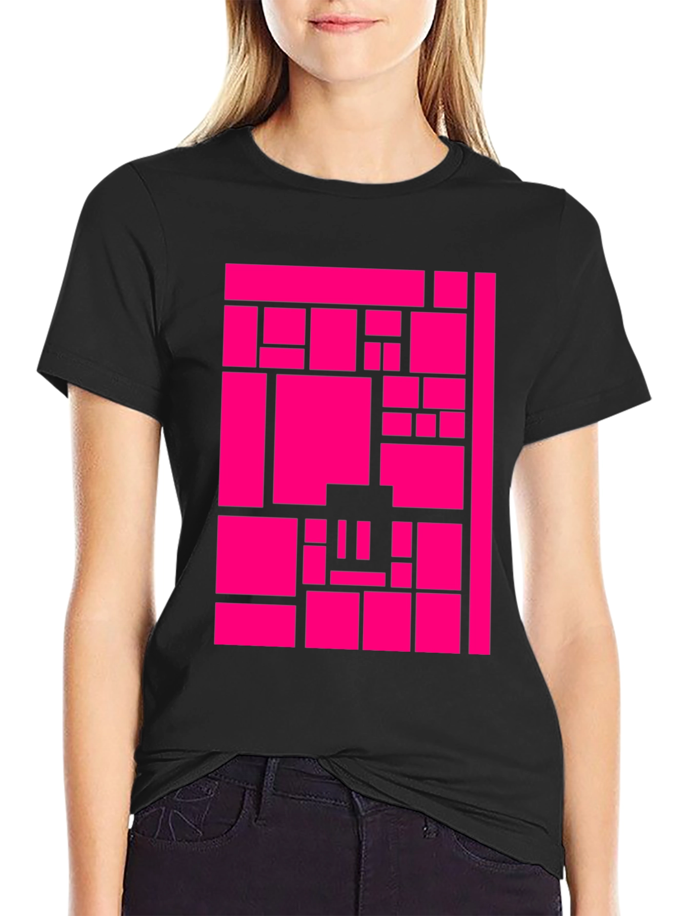Abstract Geometric T-Shirt - Modern Graphic Tee