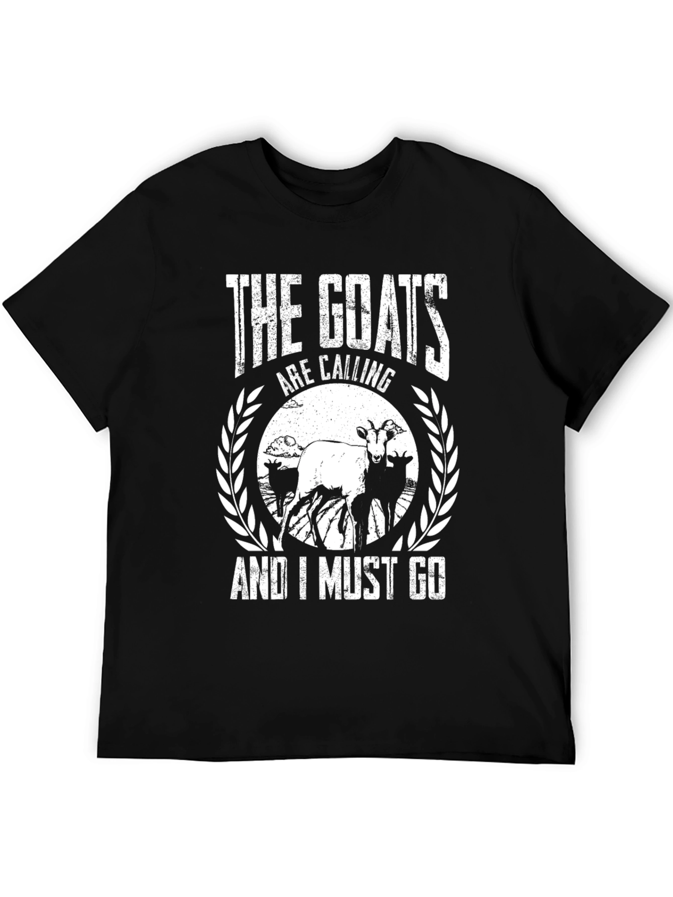 The Goats Are Calling Mens T-Shirt - Farm Animal Tee