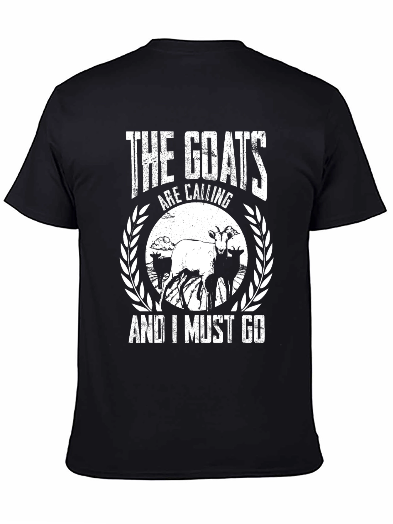 The Goats Are Calling Mens T-Shirt - Farm Animal Tee