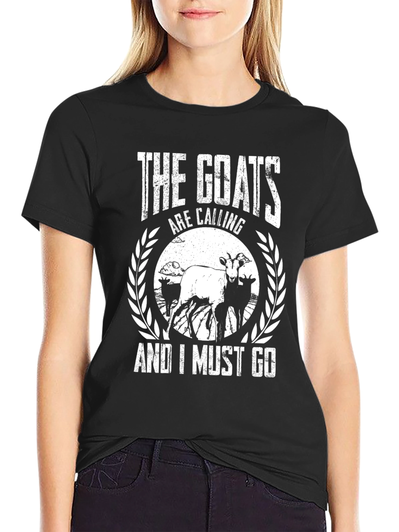 The Goats Are Calling Mens T-Shirt - Farm Animal Tee