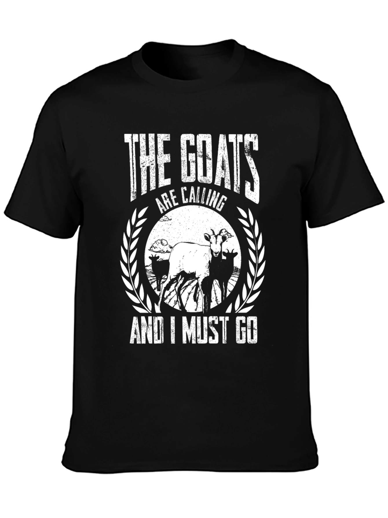The Goats Are Calling Mens T-Shirt - Farm Animal Tee
