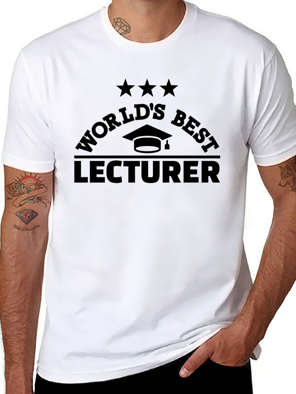 Worlds Best Lecturer Graphic T-Shirt