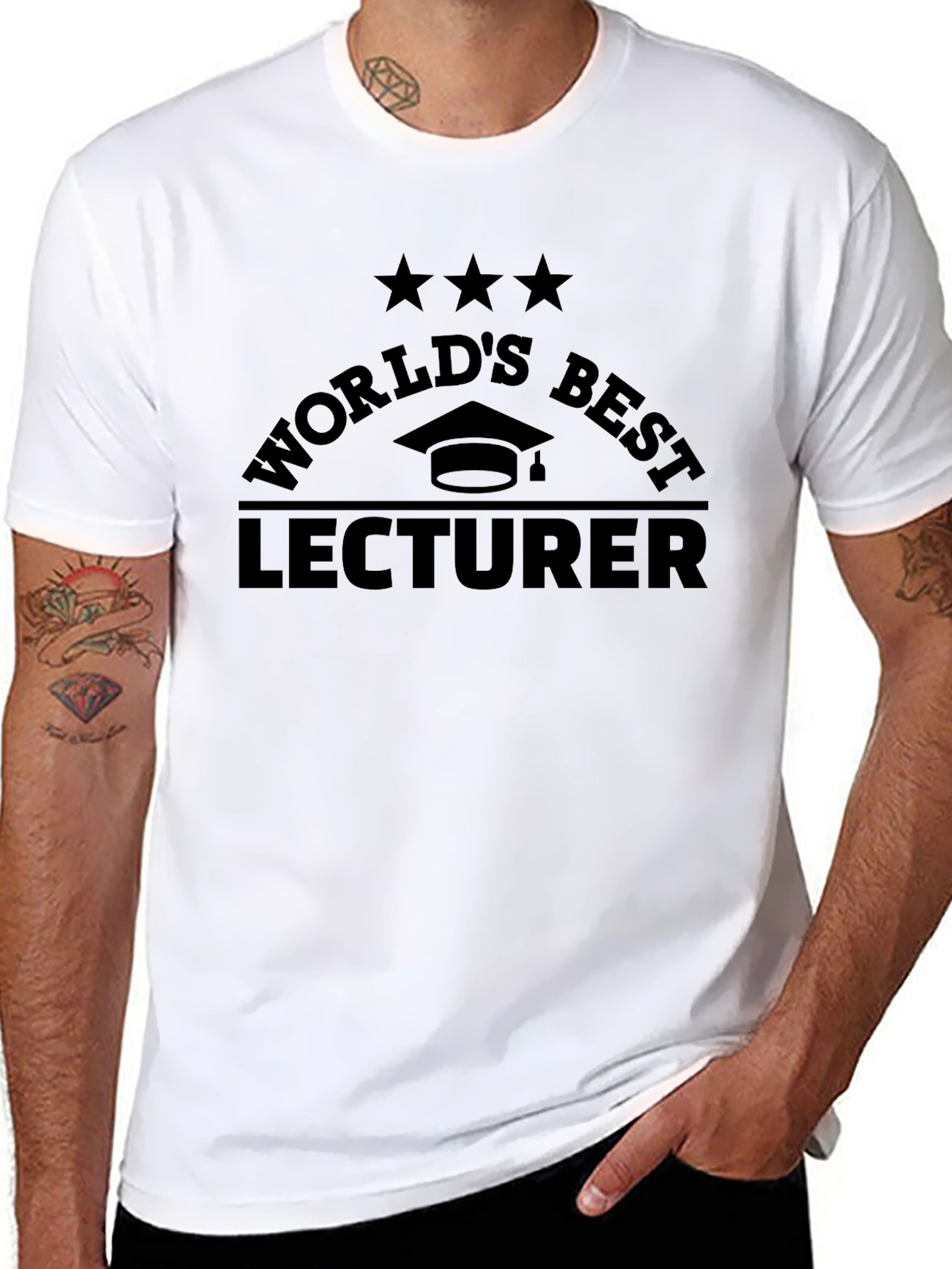 Worlds Best Lecturer Graphic T-Shirt