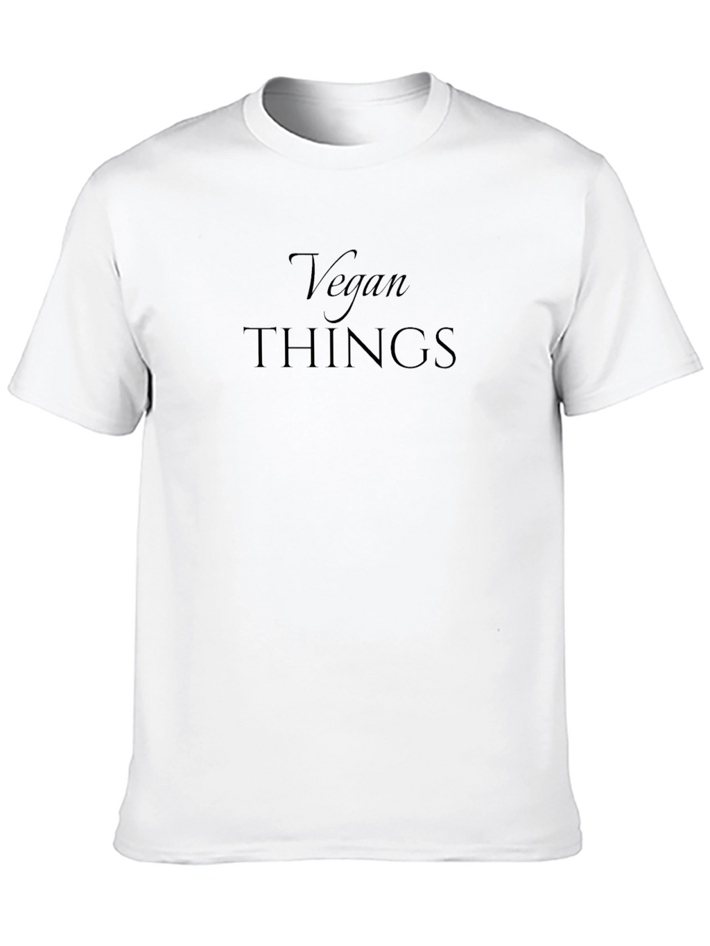 Vegan Things Black T-Shirt