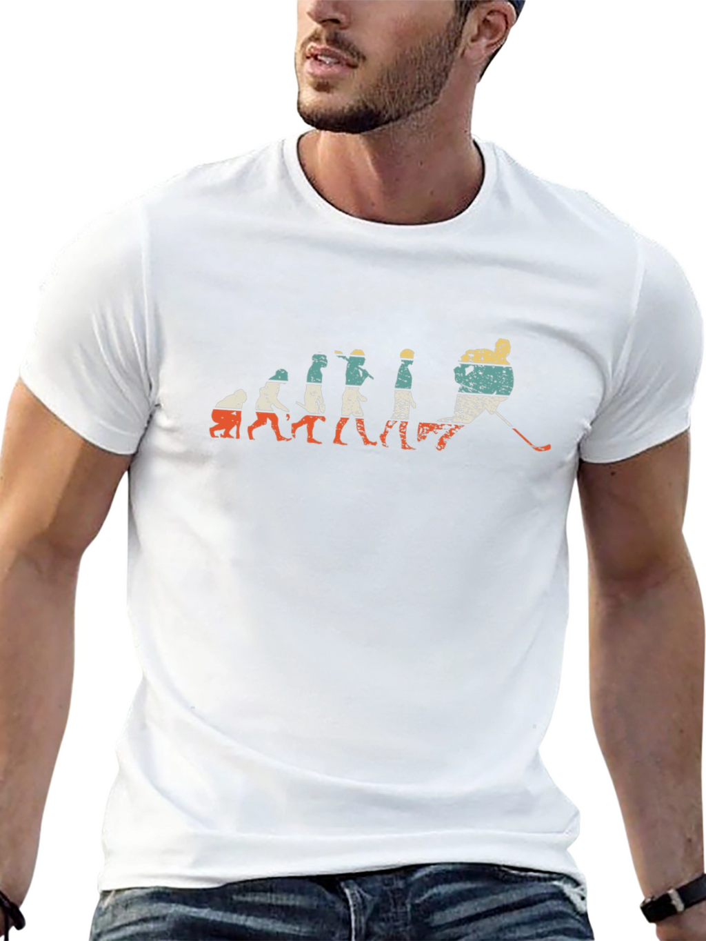 Hockey Evolution T-Shirt - Black