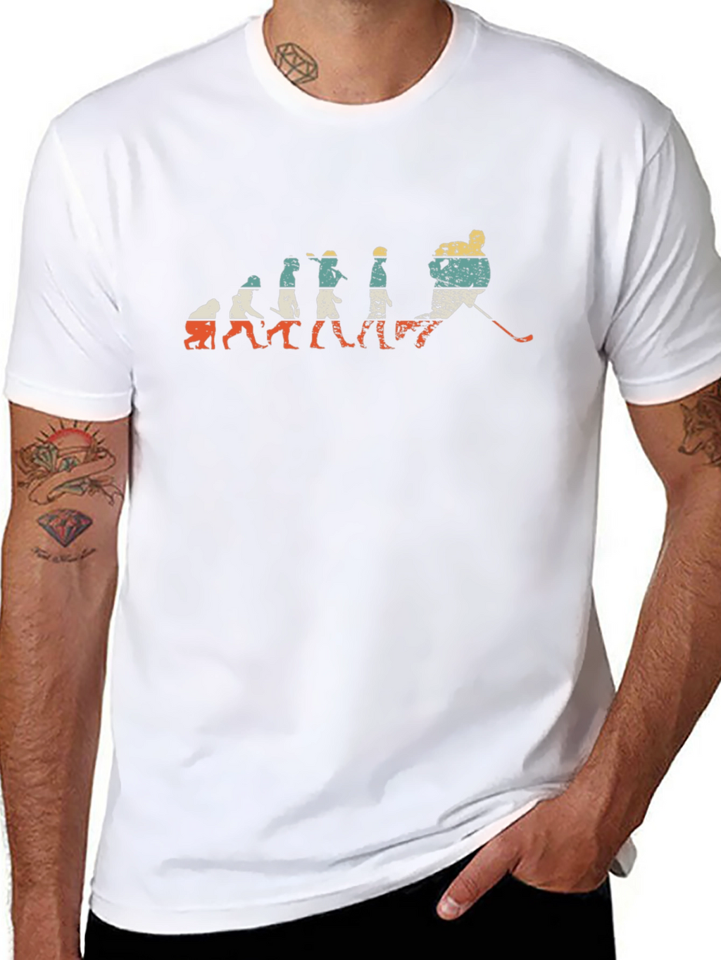 Hockey Evolution T-Shirt - Black