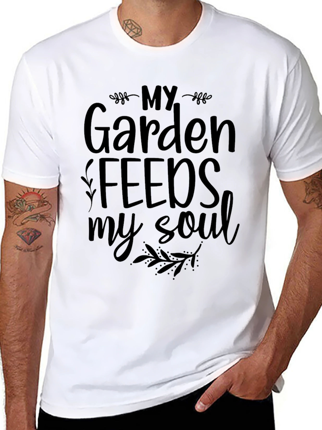 Garden Feeds My Soul Graphic T-Shirt