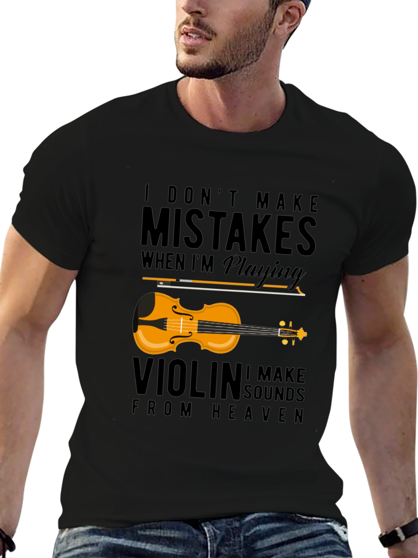 Violin Music T-Shirt: I Dont Make Mistakes