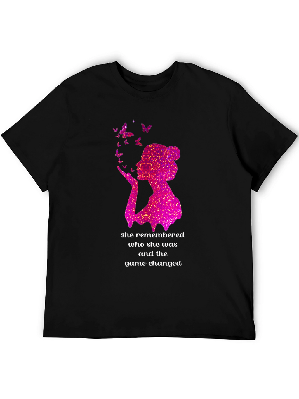 Empowered Woman Butterfly Graphic Tee