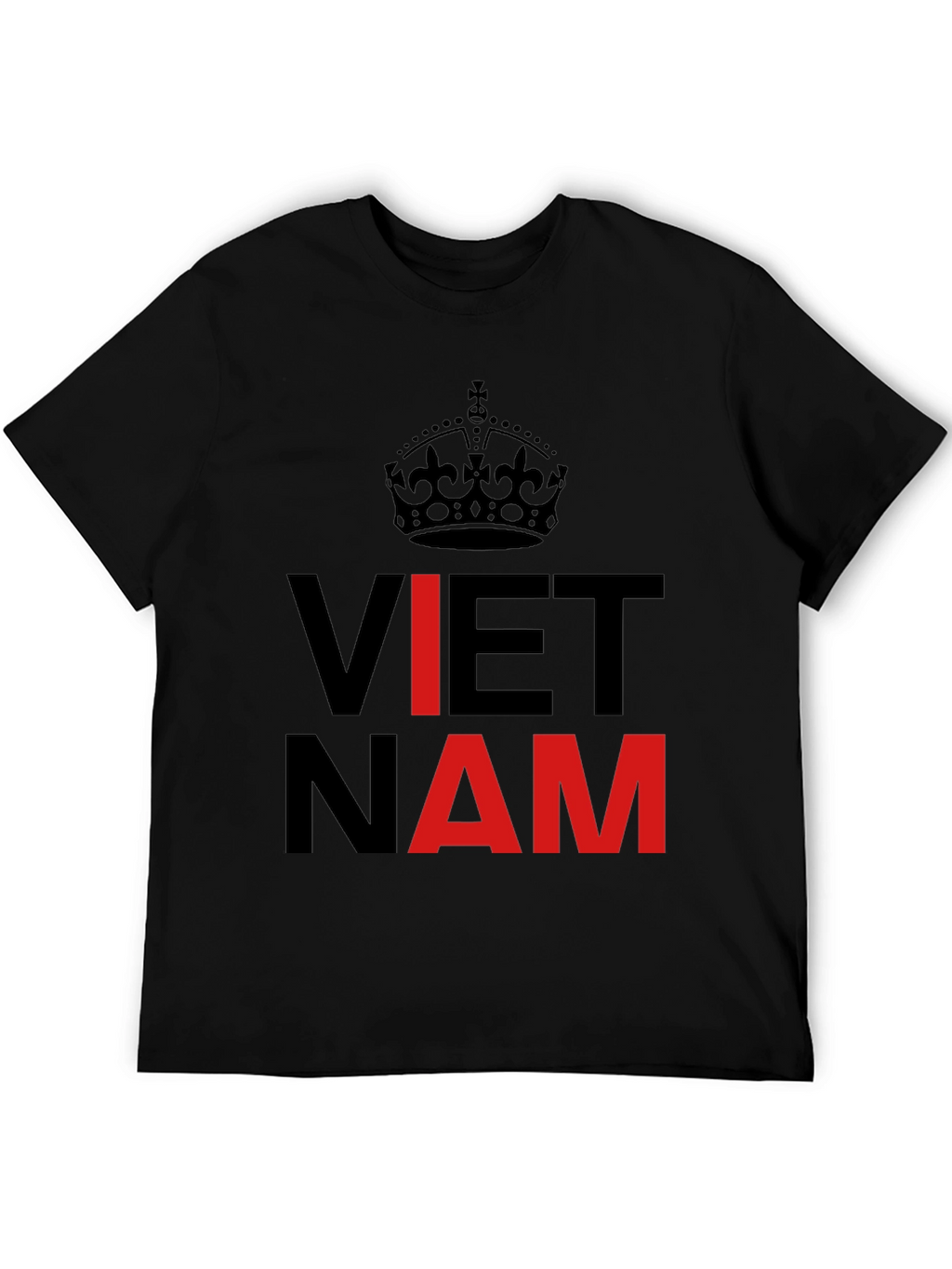 Vietnam T-Shirt Crown Keep Calm Style