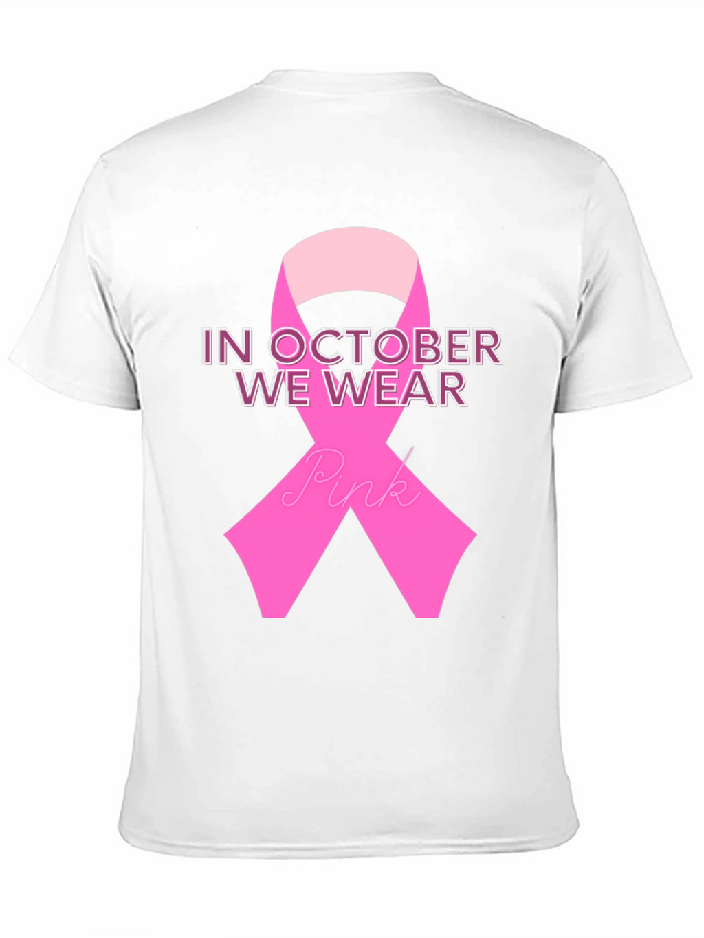 October Breast Cancer Awareness Ribbon T-Shirt