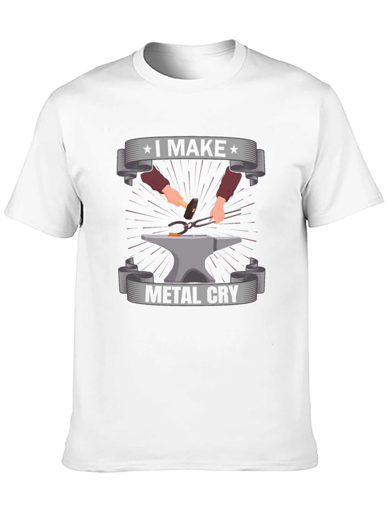 I Make Metal Cry Black T-Shirt