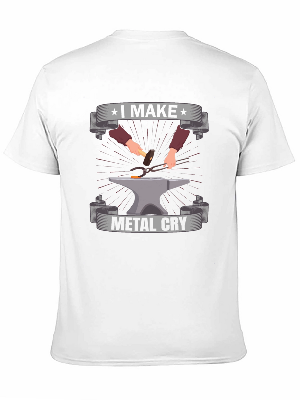 I Make Metal Cry Black T-Shirt