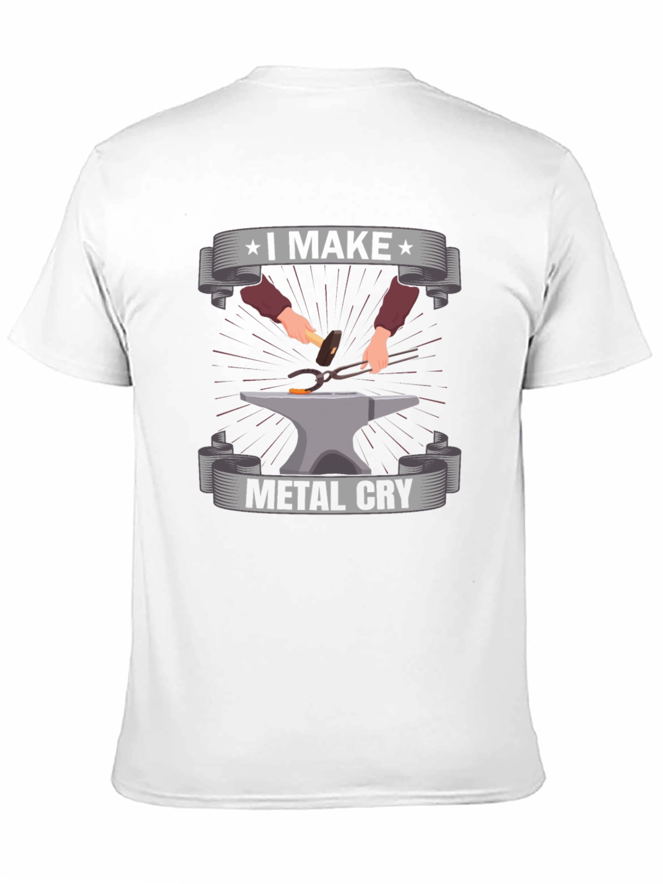 I Make Metal Cry Black T-Shirt