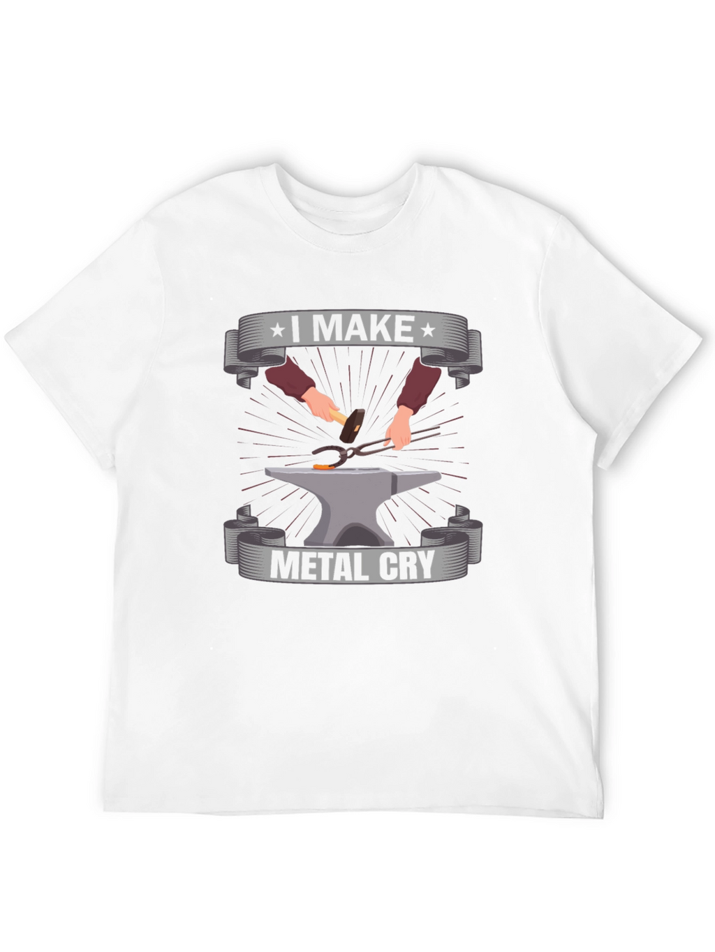 I Make Metal Cry Black T-Shirt