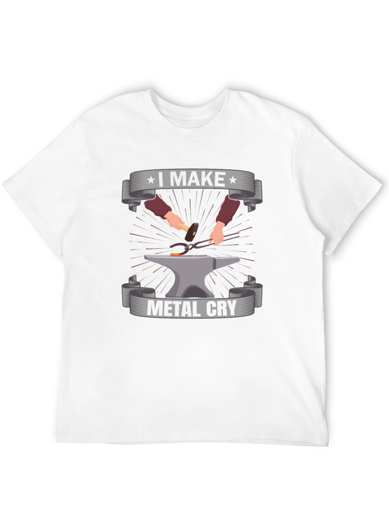 I Make Metal Cry Black T-Shirt