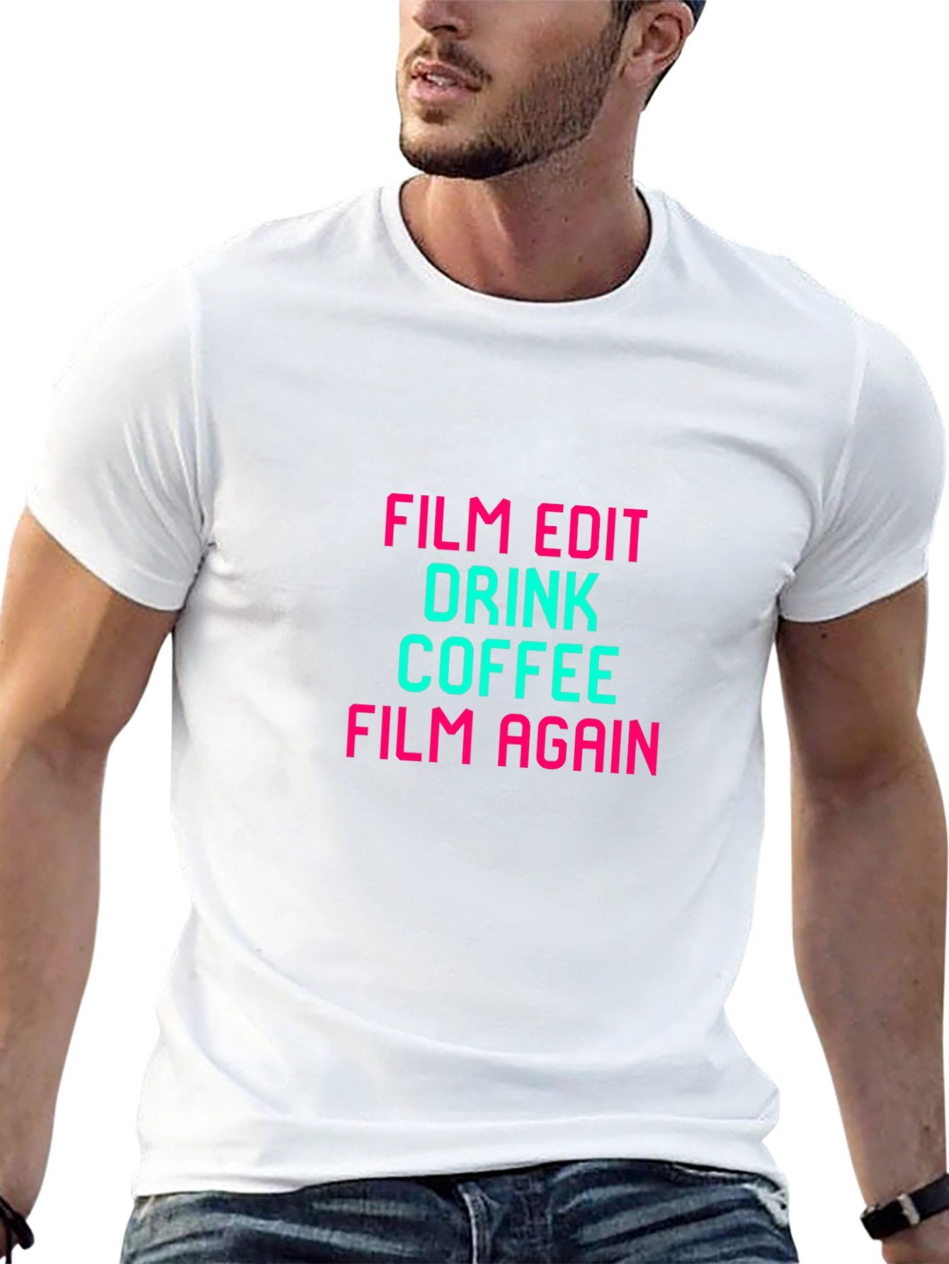 Film Edit Drink Coffee Graphic Tee