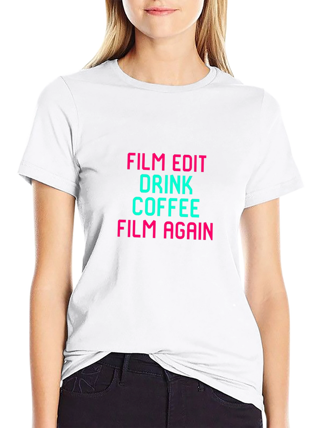 Film Edit Drink Coffee Graphic Tee