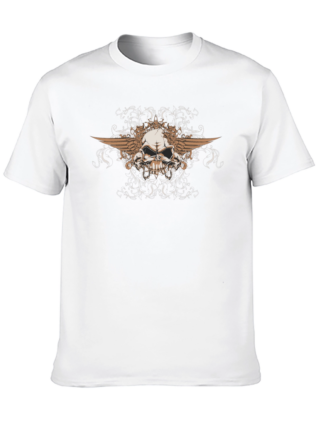 Skull Winged T-Shirt - Black