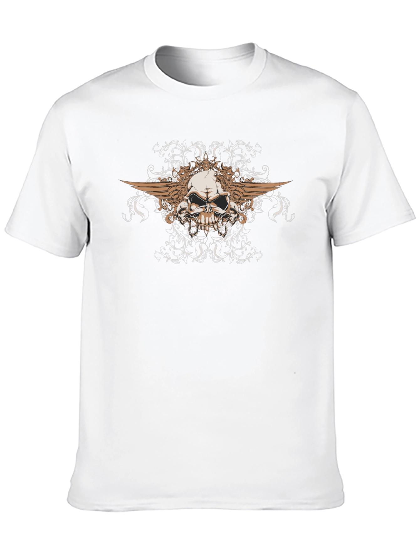Skull Winged T-Shirt - Black