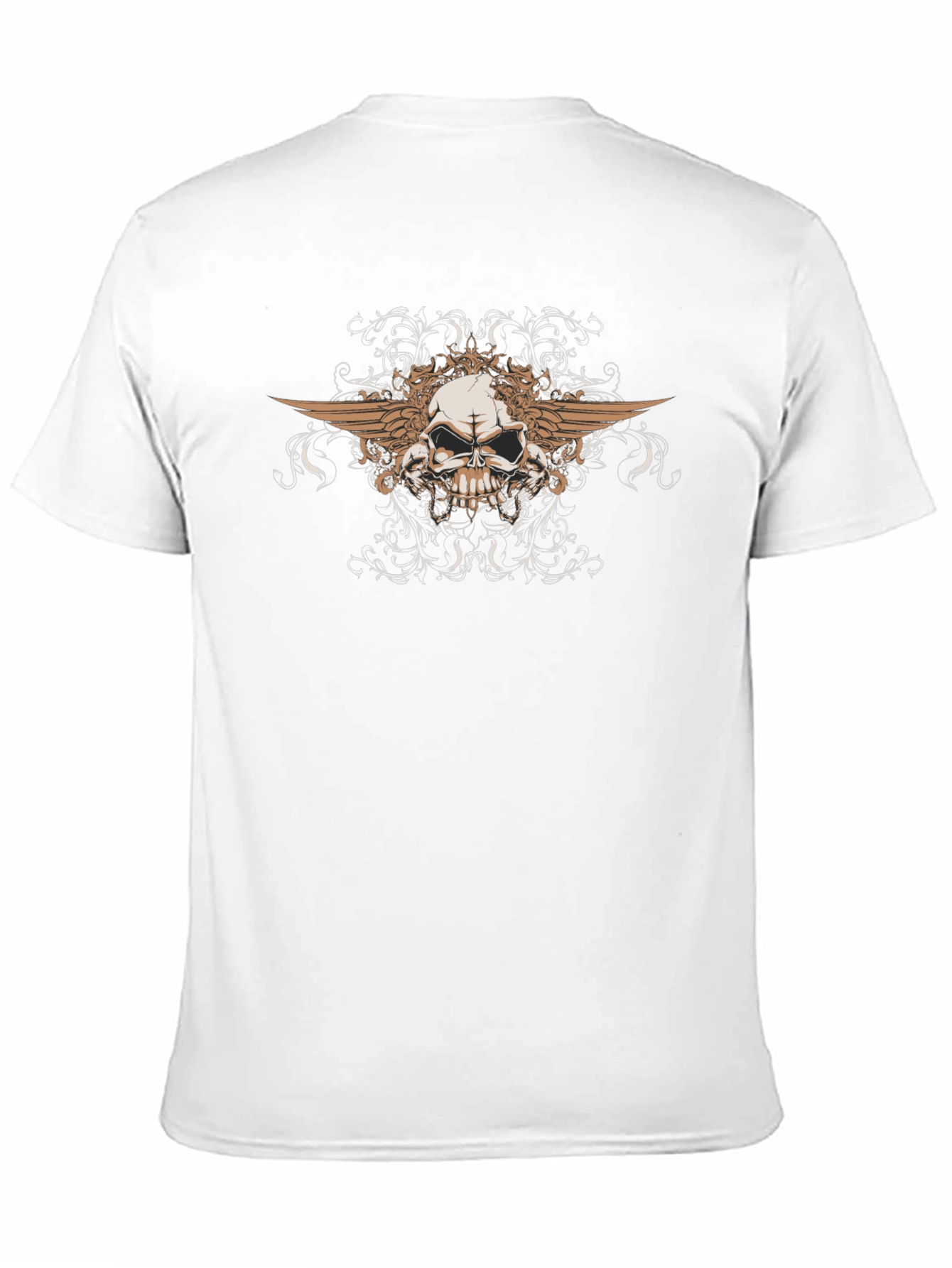 Skull Winged T-Shirt - Black
