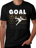 Goal T-Shirt Soccer Fan Graphic Tee