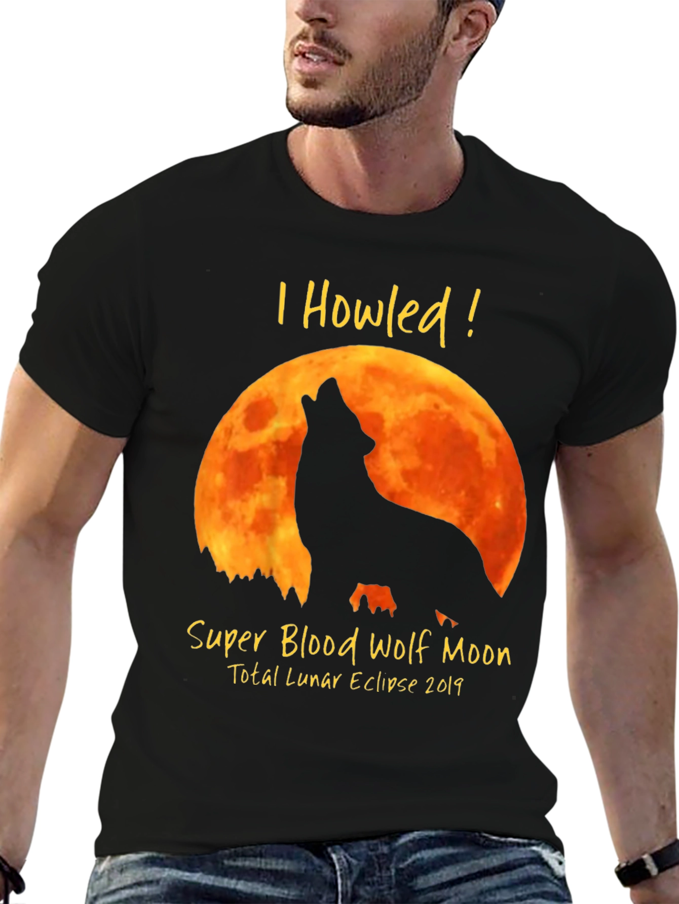 Super Blood Wolf Moon Total Lunar Eclipse 2019 T-Shirt