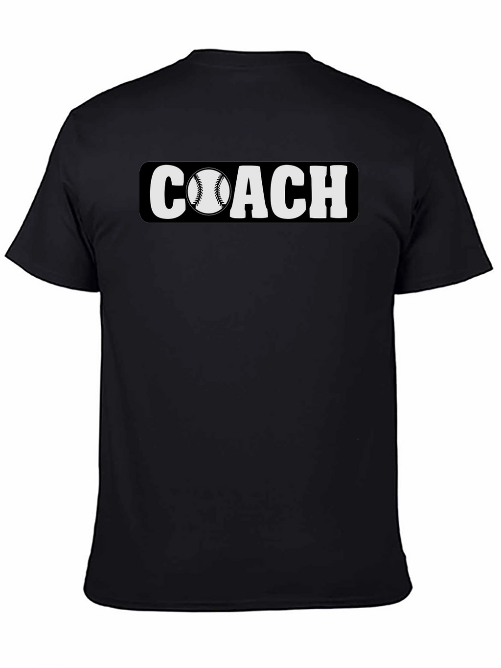 Baseball Coach T-Shirt - Black