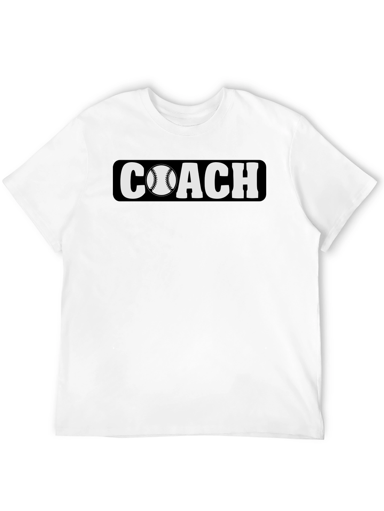Baseball Coach T-Shirt - Black