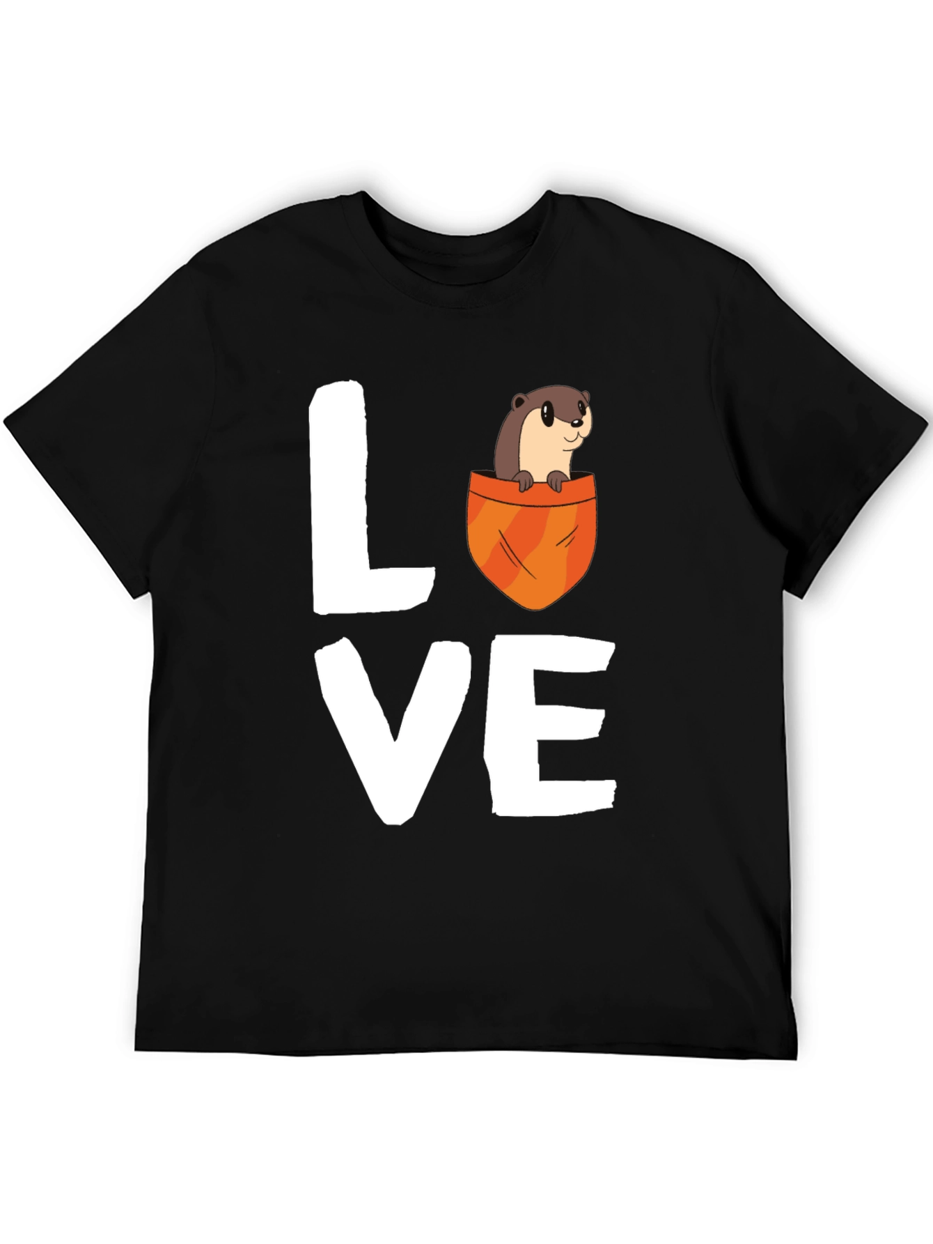 Otter Love Graphic T-Shirt - Unisex Cotton Tee