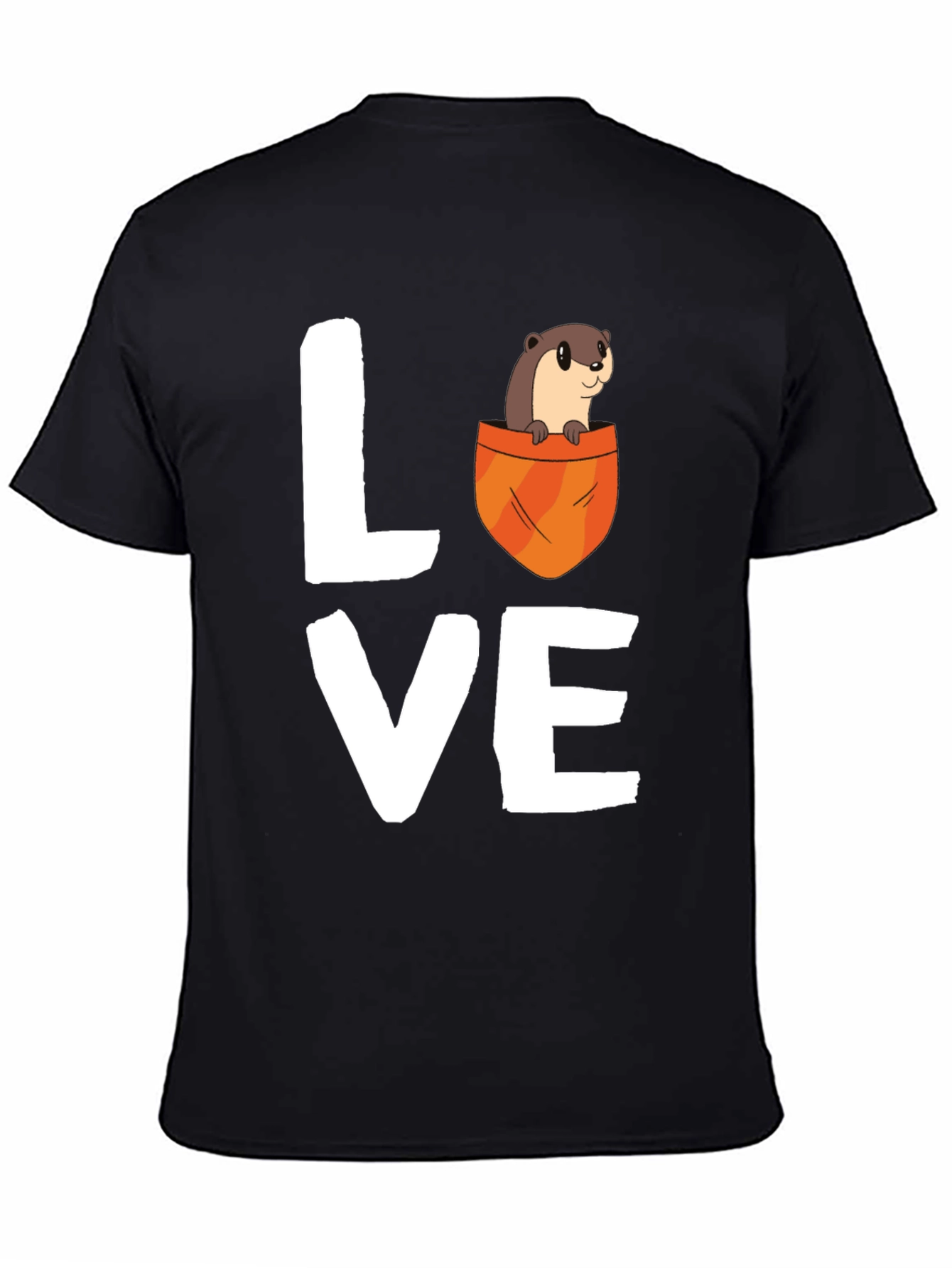 Otter Love Graphic T-Shirt - Unisex Cotton Tee