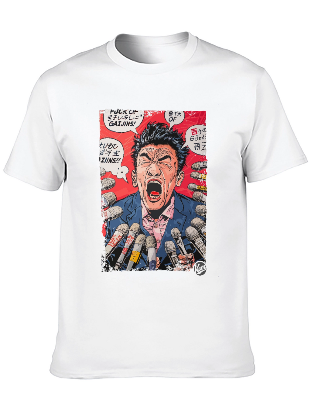 Comic Style Graphic T-Shirt