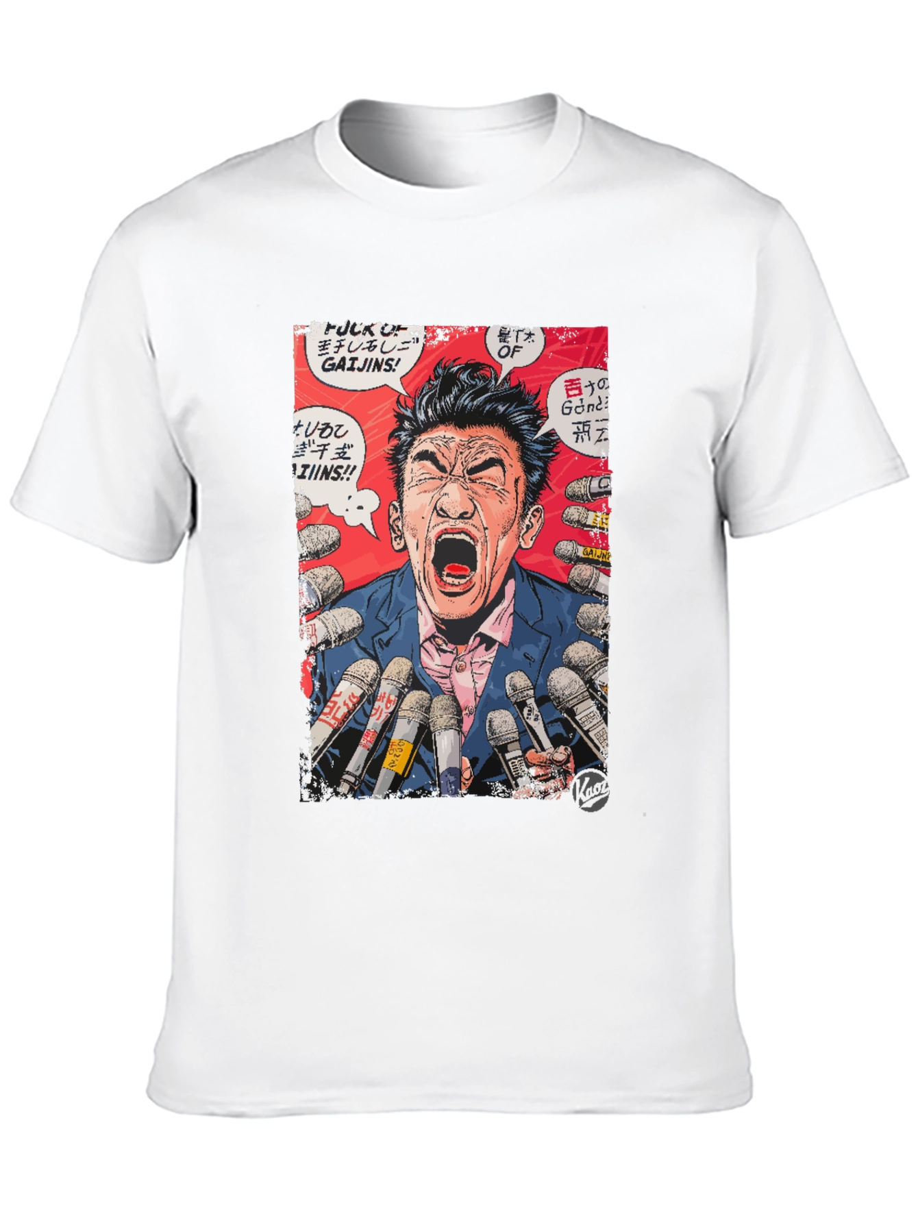 Comic Style Graphic T-Shirt