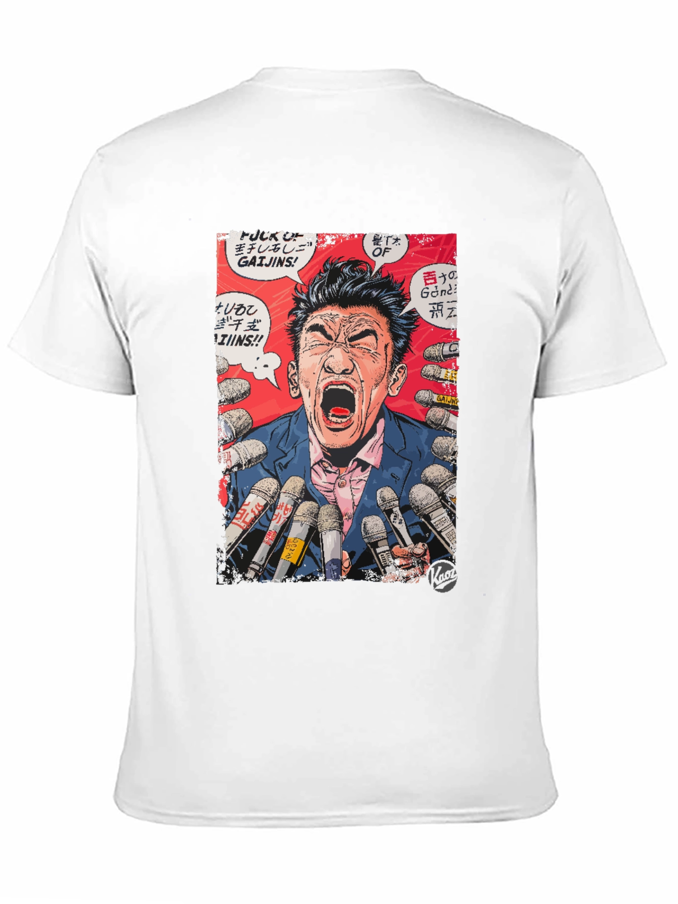 Comic Style Graphic T-Shirt