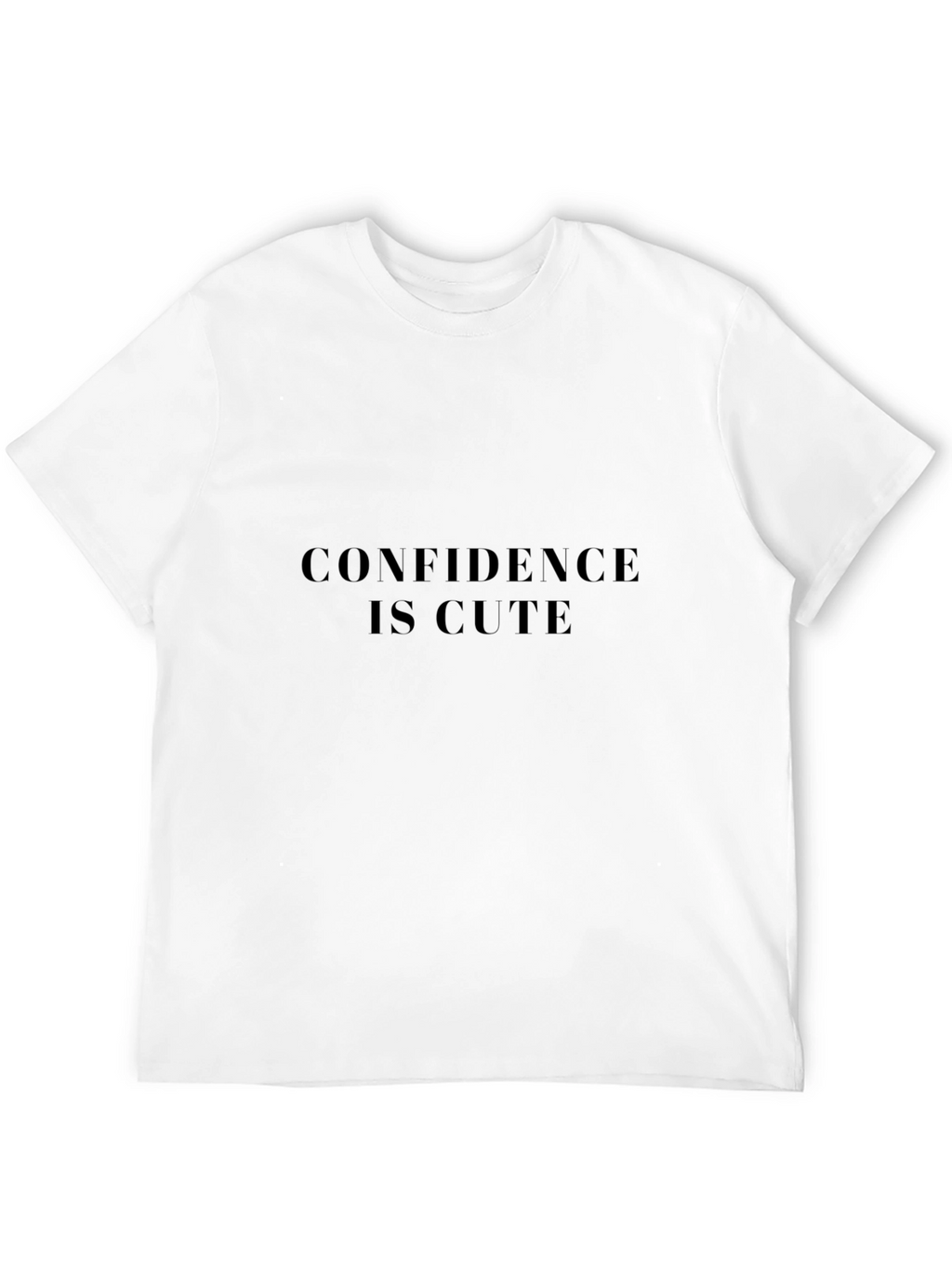 Confidence is Cute Black T-Shirt