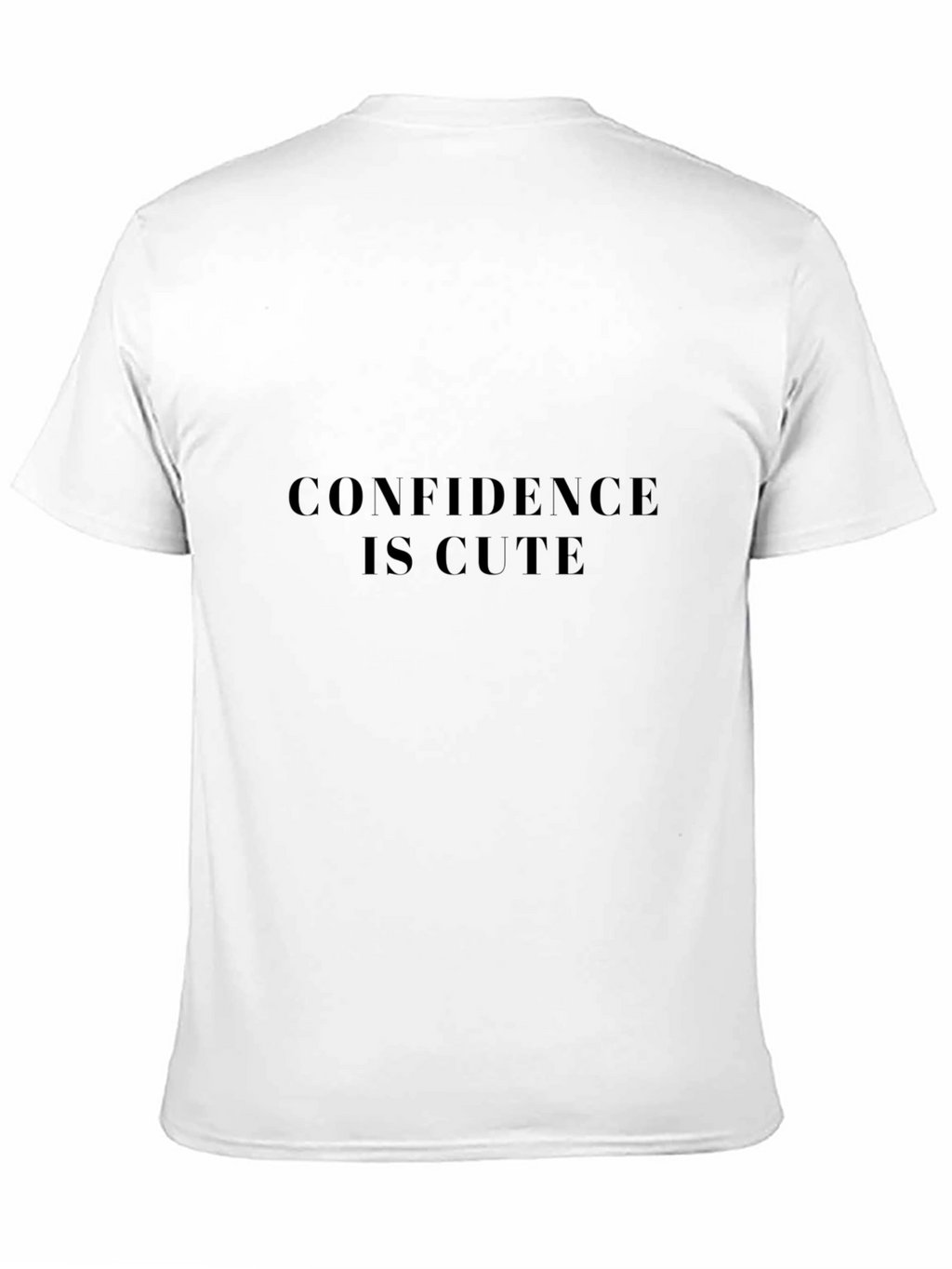 Confidence is Cute Black T-Shirt