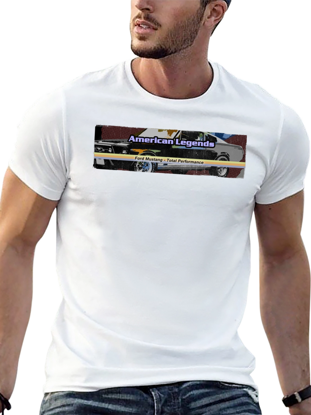 American Legends Mustang Graphic T-Shirt