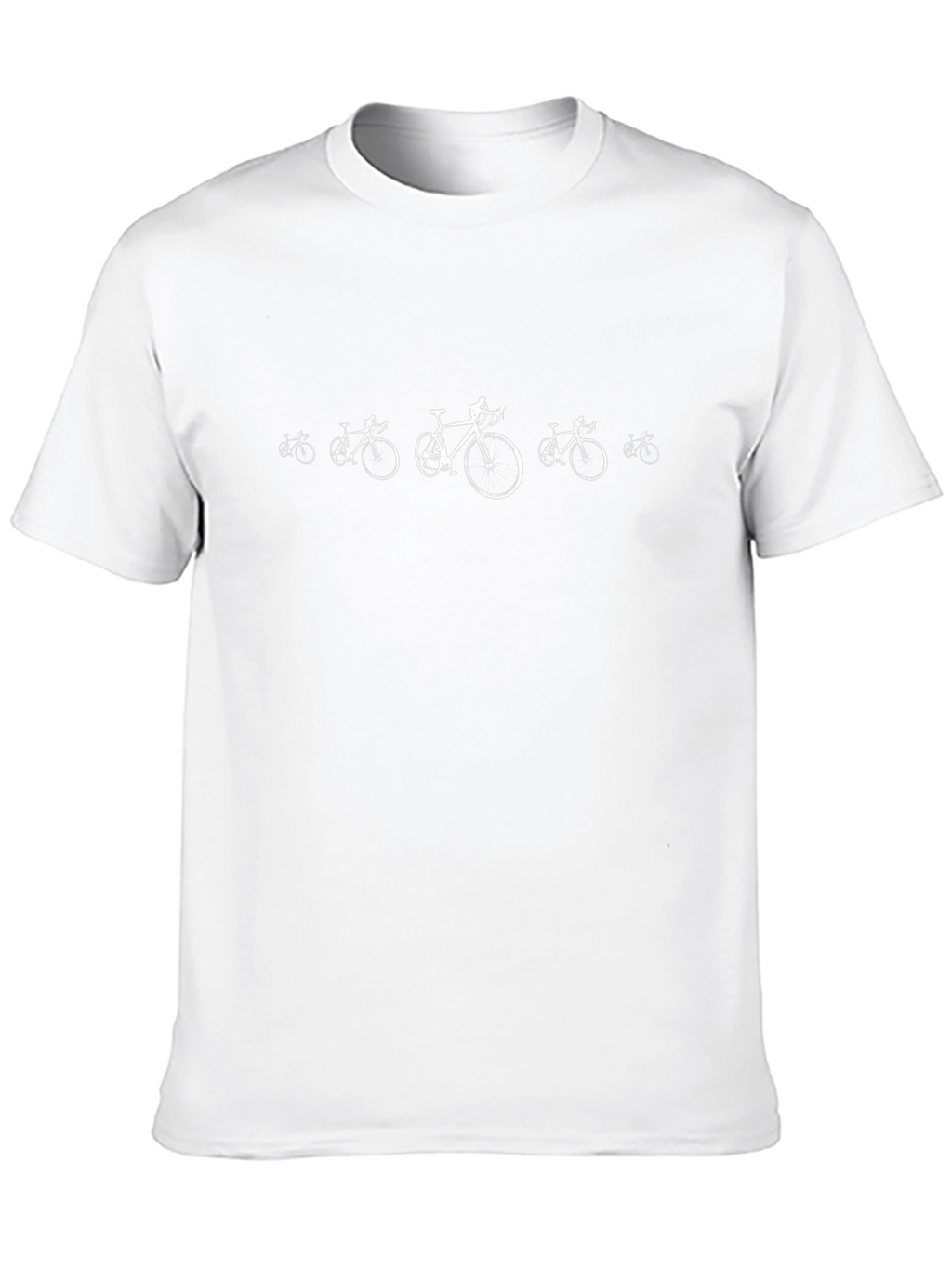 Bicycle Lineup Graphic T-Shirt - Black