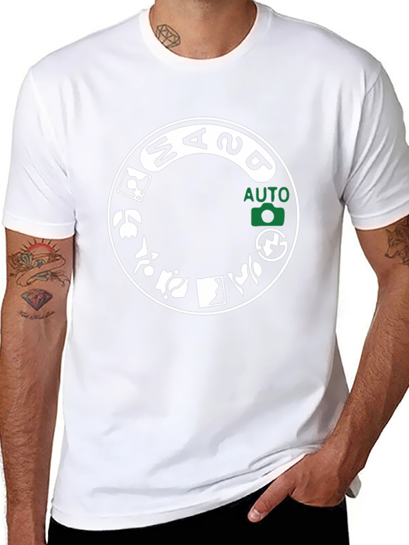 Camera Mode Dial Graphic T-Shirt