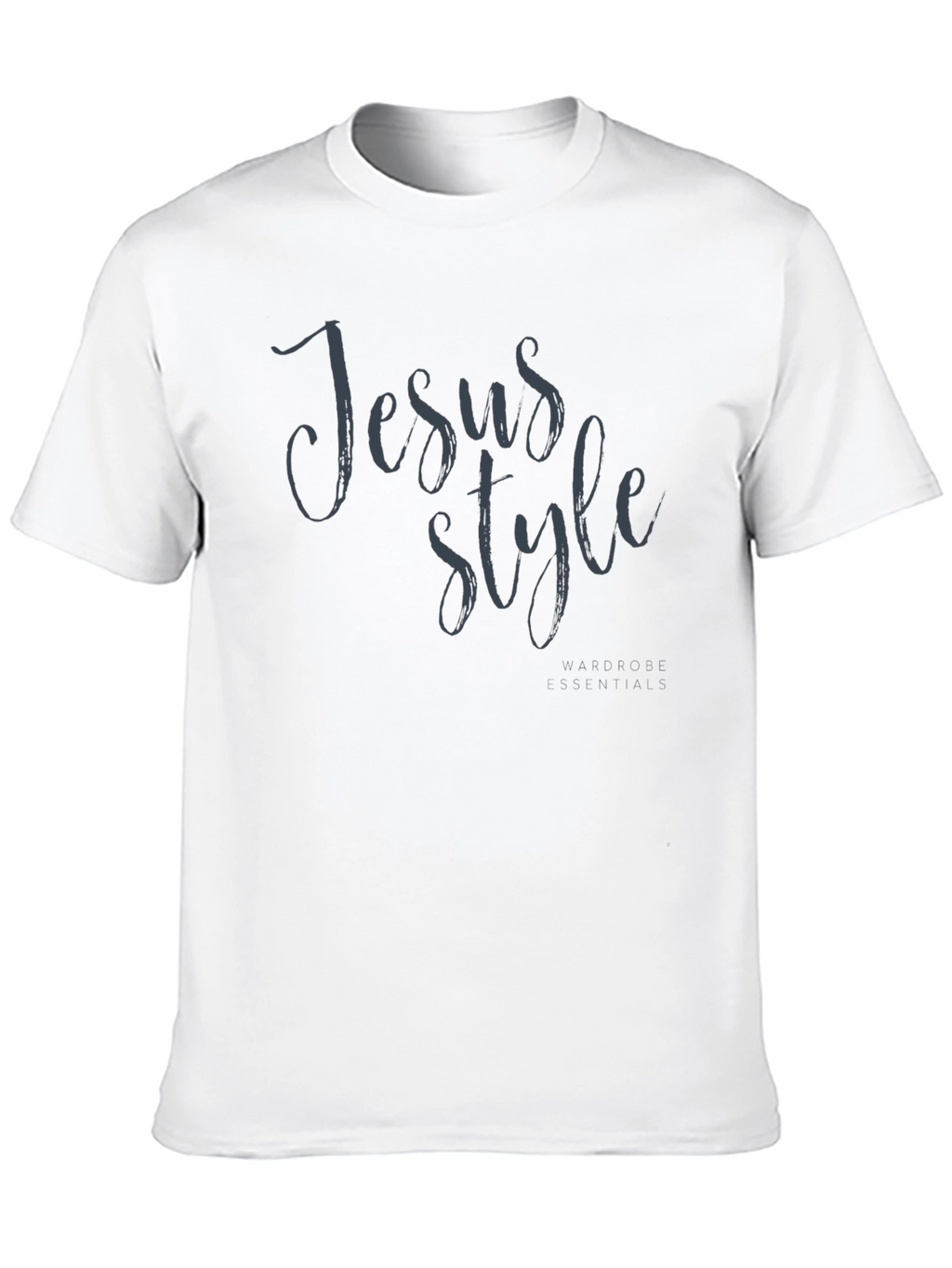 Jesus Style Black Graphic Tee Shirt